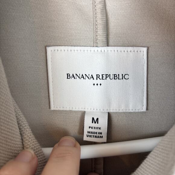 Banana Republic Beige Stand-Collar Blazer - Picture 3 of 8